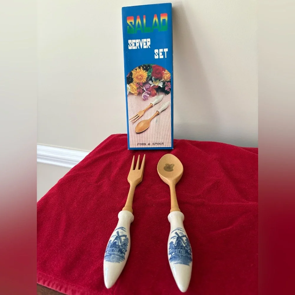 Souvenir Salad serving set from Holland